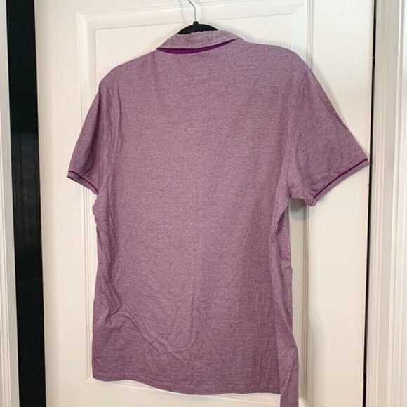 Ted Baker London Casanova Pocket Polo Casual Men's Purple Polo Shirt - Picture 6 of 9